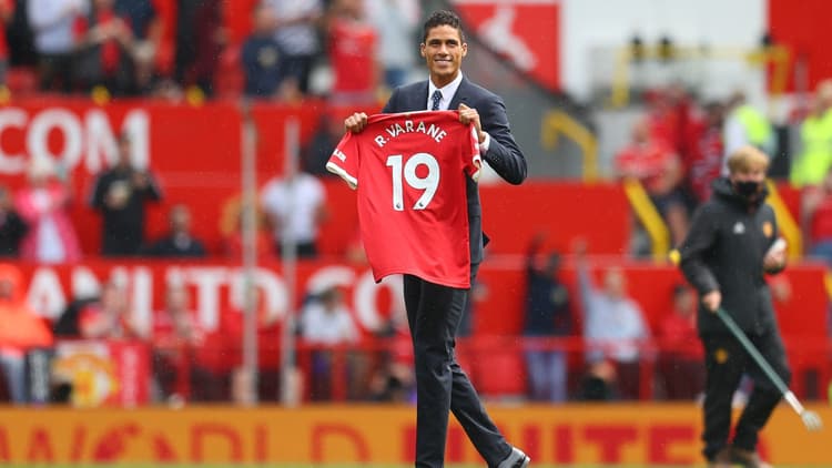 Raphael Varane joined Man Utd in 2021