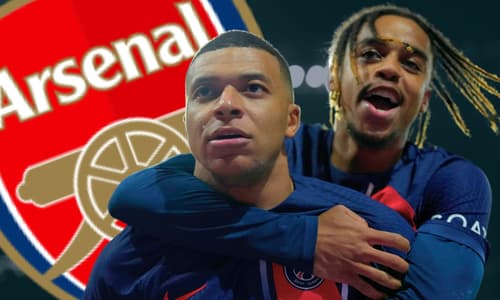 Kylian Mbappe, Bradley Barcola, PSG, 2023/24