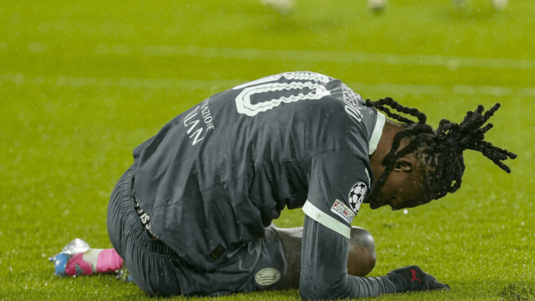 Rafael Leão kwam afgelopen woensdag niet tot scoren tegen Feyenoord, mede door een uitblinkende Givairo Read.