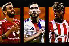 Bruno Fernandes, Rayan Cherki, Nico Williams, Europa League