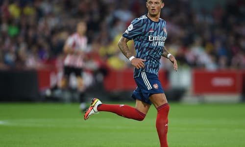 Ben White, Arsenal v Brentford