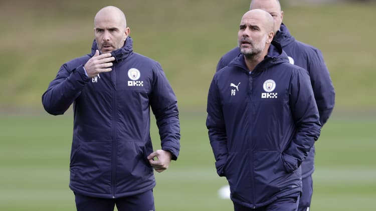 Enzo Maresca worked with Pep Guardiola during his time at Man City