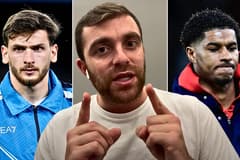 Khvicha Kvaratskhelia, Fabrizio Romano, Marcus Rashford