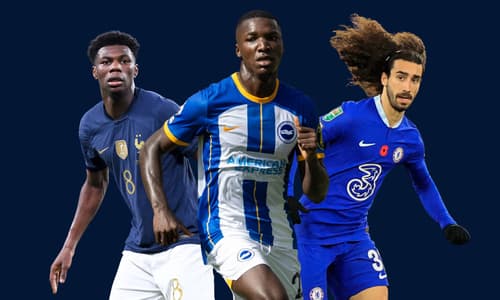 Aurelien Tchouameni, Moises Caicedo, Marc Cucurella