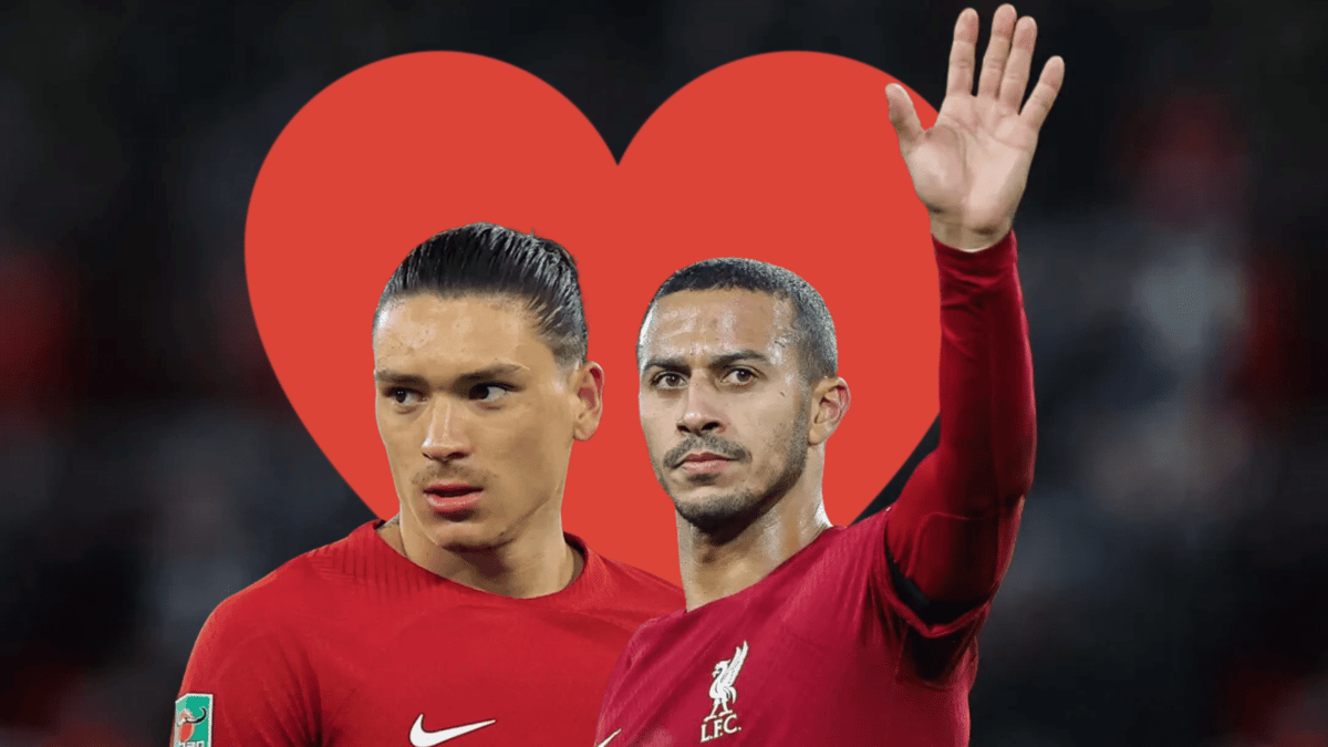 Darwin Nunez, Thiago Alcantara, Liverpool
