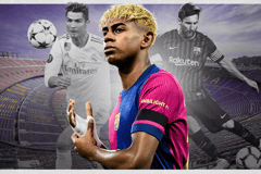 Lamine Yamal, Lionel Messi, Cristiano Ronaldo