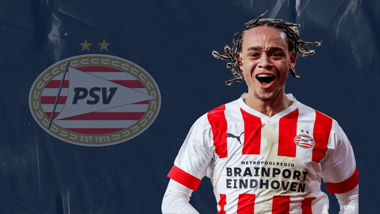 Xavi Simons is dit seizoen al goed voor zestien treffers in dienst van PSV.