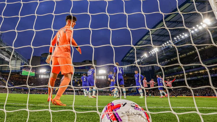 Chelsea were shocked by Brentford