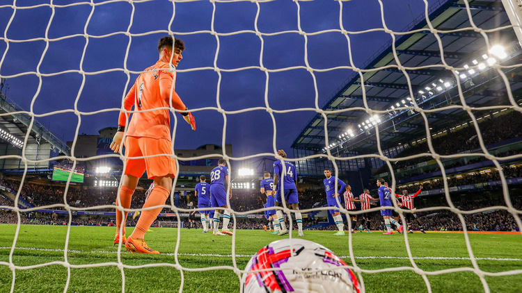 Chelsea were shocked by Brentford