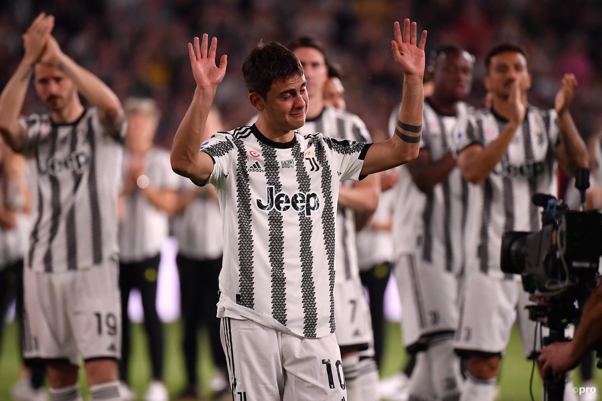 Paulo Dybala crying