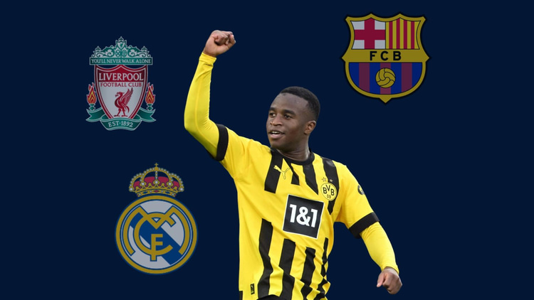 Moukoko is a wanted man in 2023