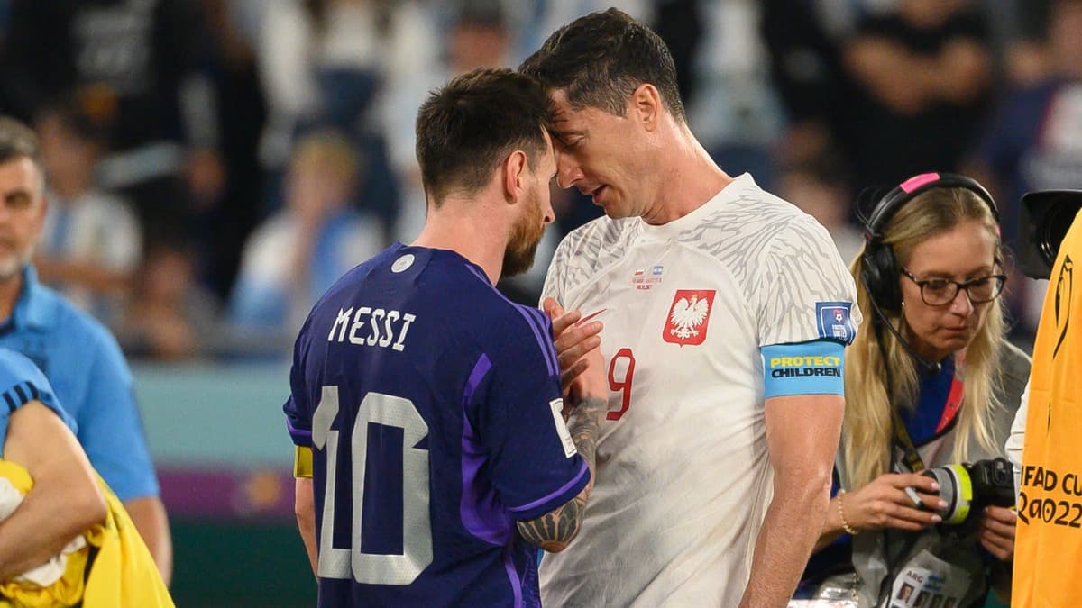 Lionel Messi, Robert Lwwandowski, Argentina, Poland, World Cup 2022