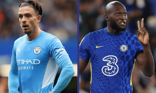 Jack Grealish v Romelu Lukaku