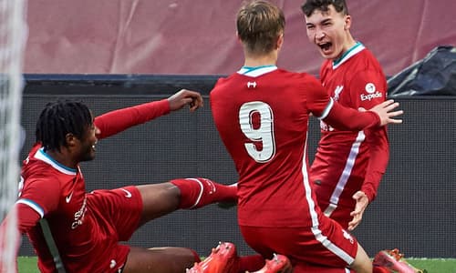 Liverpool youngster Mateusz Musialowski
