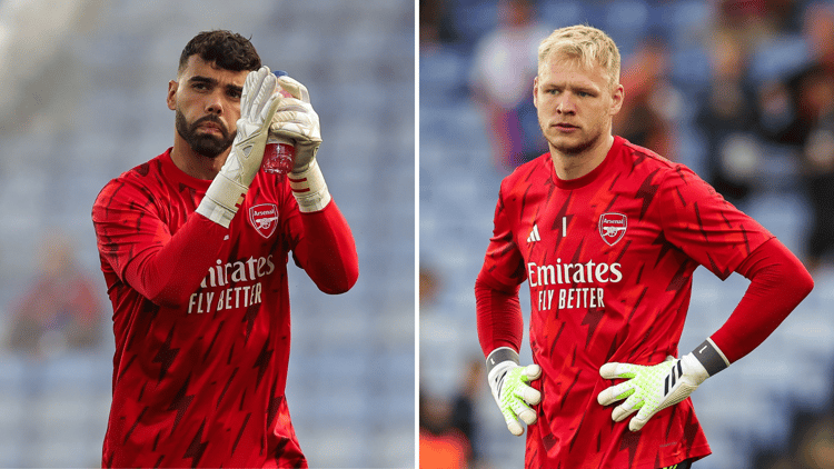 David Raya and Aaron Ramsdale