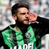 Domenico Berardi in action for Sassuolo