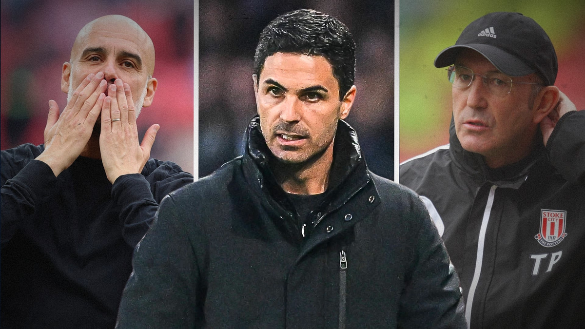 Mikel Arteta, Pep Guardiola, Tony Pulis