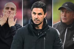 Mikel Arteta, Pep Guardiola, Tony Pulis