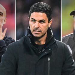 Mikel Arteta, Pep Guardiola, Tony Pulis