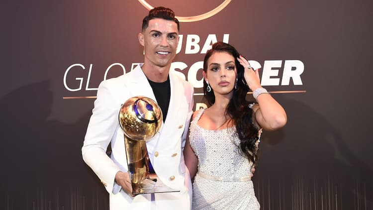 Ronaldo and his partner Georgina