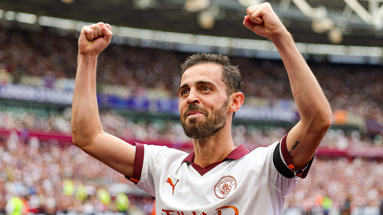 Bernardo Silva joined Man City in 2017