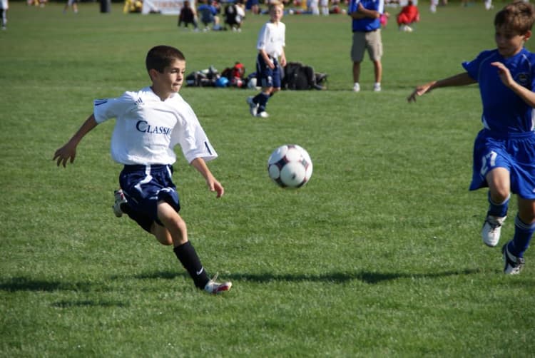 Christian Pulisic playing for local boys club PA Classics as a child