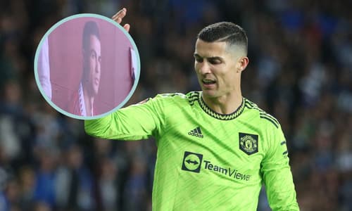 Cristiano Ronaldo's Man Utd mural has come down.
