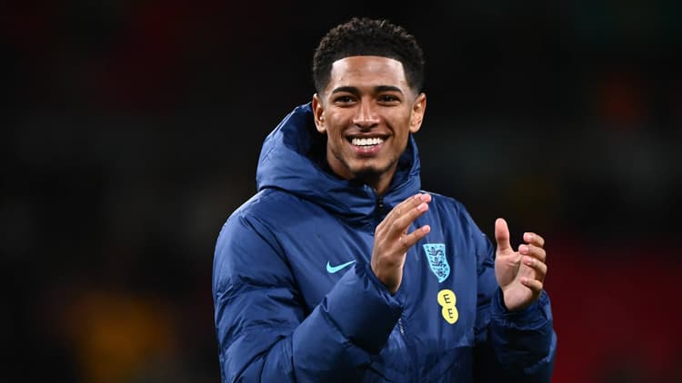 Jude Bellingham on England duty