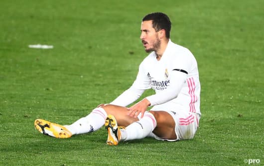 How many Real Madrid games has Eden Hazard missed through injury?