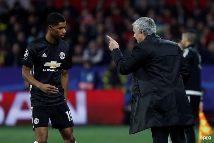 Jose Mourinho, Marcus Rashford Manchester United 2018/19