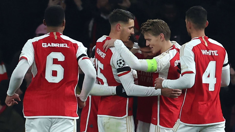 Arsenal were rampant against Lens