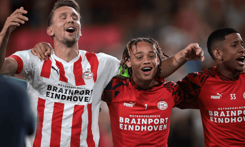 Luuk de Jong, Xavi Simons, Sávio, PSV, 2022/23