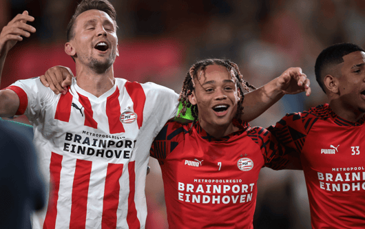 Luuk de Jong, Xavi Simons, Sávio, PSV, 2022/23