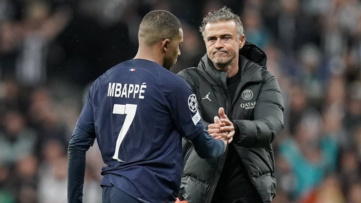 Luis Enrique, Kylian Mbappe, PSG, 2023/24