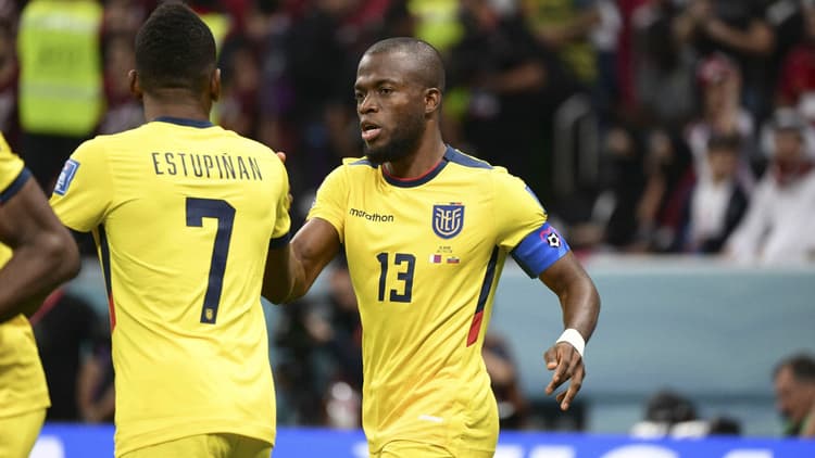 Enner Valencia scored twice for Ecuador