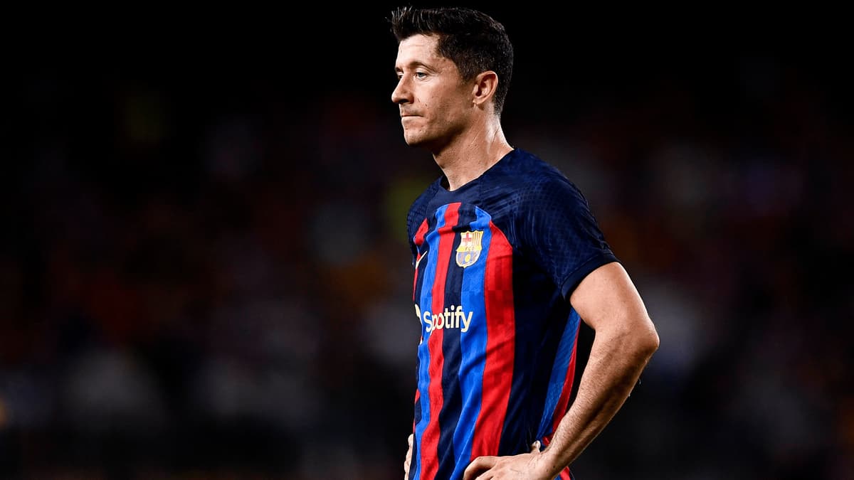 Robert Lewandowski of Barcelona