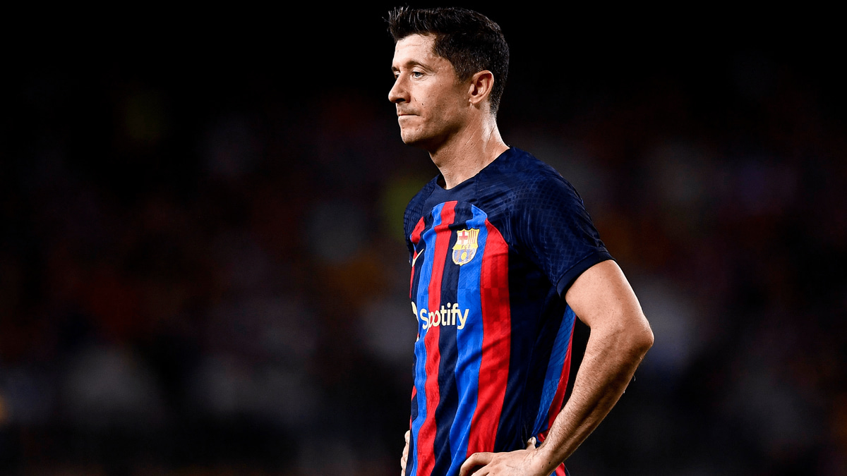 Robert Lewandowski of Barcelona