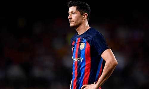 Robert Lewandowski of Barcelona