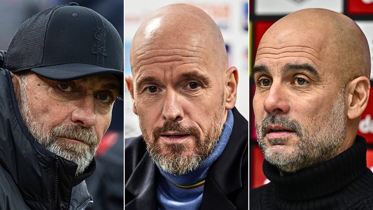 Jurgen Klopp, Erik ten Hag, Pep Guardiola