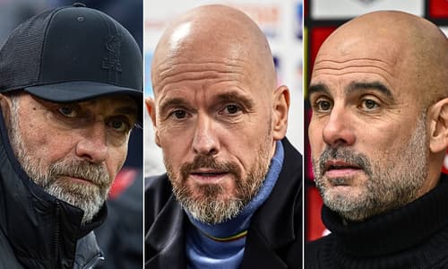 Jurgen Klopp, Erik ten Hag, Pep Guardiola