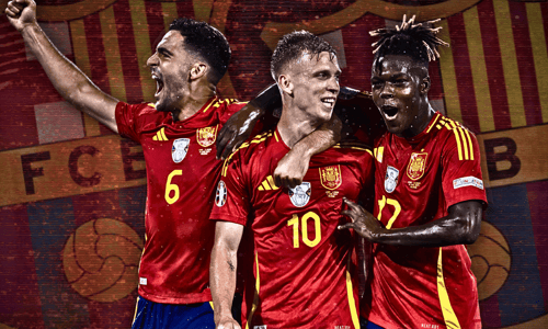 Mikel Merino, Dani Olmo, Nico Williams