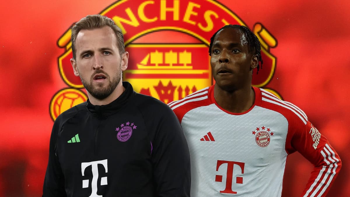 Harry Kane, Mathys Tel, Bayern Munich, Man Utd