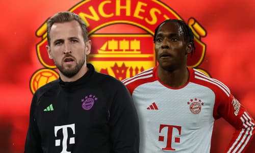 Harry Kane, Mathys Tel, Bayern Munich, Man Utd