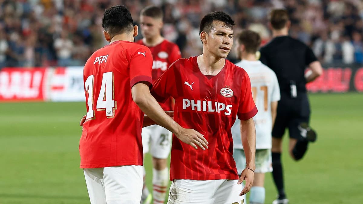 Hirving Lozano, Ricardo Pepi, PSV