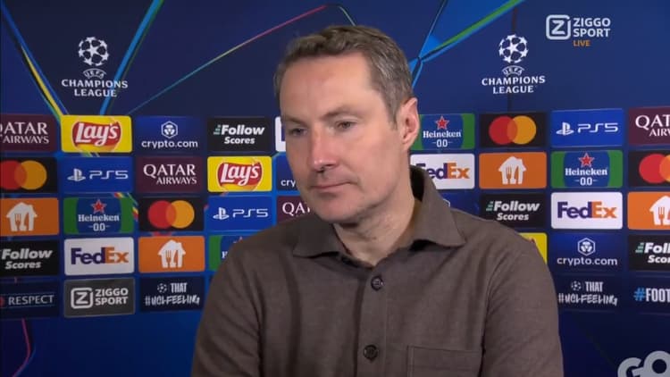 Brian Priske ontsnapte deze week aan een ontslag als hoofdtrainer van Feyenoord.