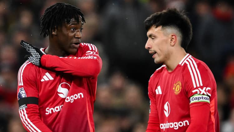 Kobbie Mainoo and Lisandro Martinez