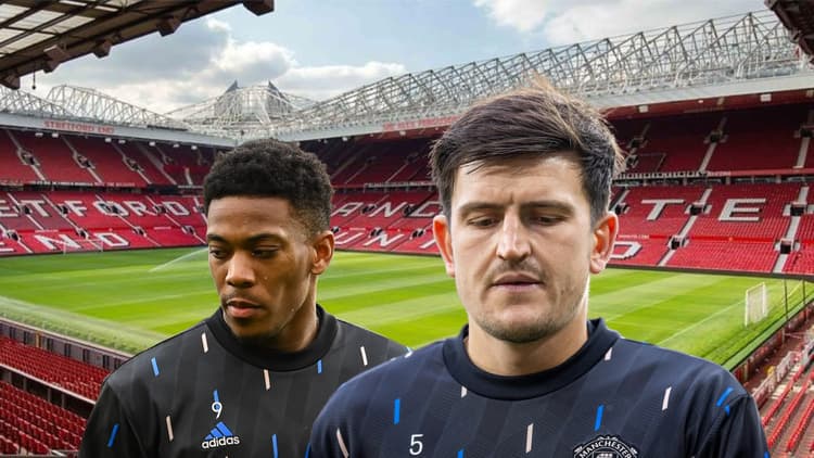 Harry Maguire and Anthony Martial