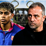 Barcelona Champions League Lamine Yamal Hansi Flick