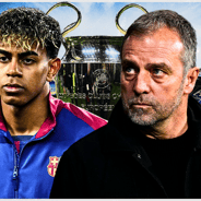 Barcelona Champions League Lamine Yamal Hansi Flick