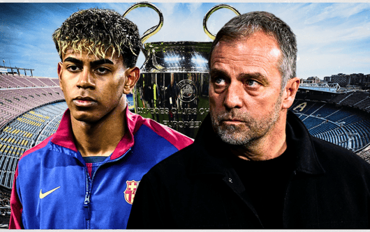Barcelona Champions League Lamine Yamal Hansi Flick
